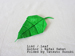 Origami Leaf, Author : Rafal Sabat, Folded by Tatsuto Suzuki